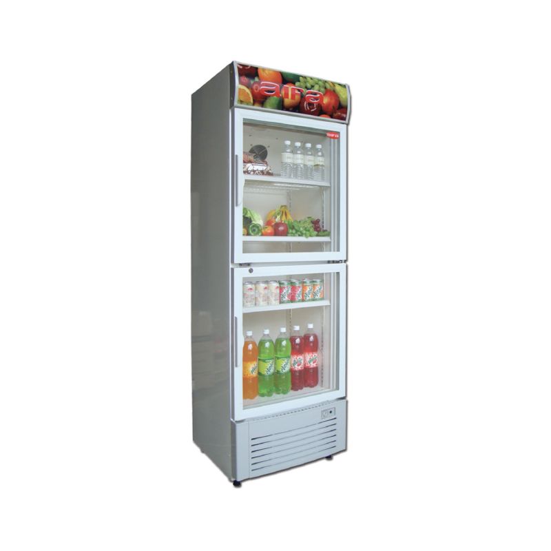AIFA SC-A362 362L 2 Door Cooler Showcase