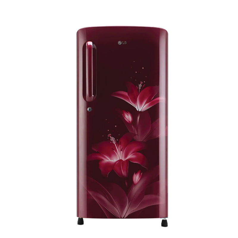 LG GL-B205ARGB 190L Single Door Refrigerator - Red Glow
