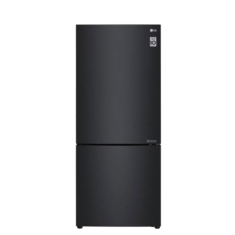 LG GB-B4059MT 408L 2 Door Bottom Freezer Refrigerator - Matt Black